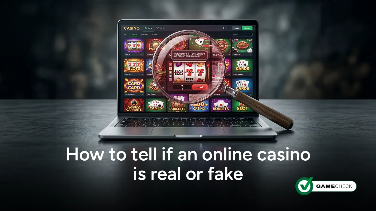 Identify Real Vs Fake Online Casinos With Gamecheck Identify Real Vs Fake Online Casinos With Gamecheck
